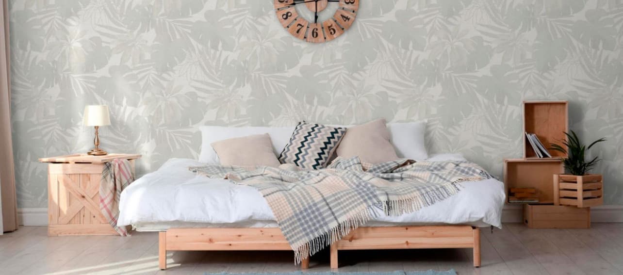 El papel mural es tendencia: aplícalo en tu dormitorio