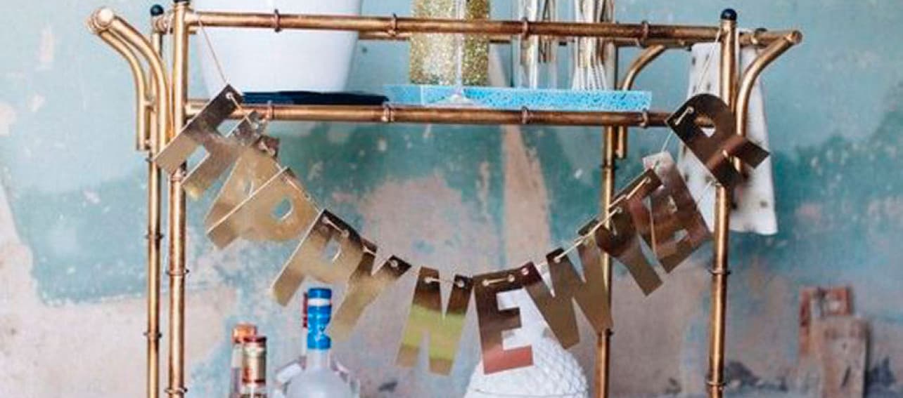 Prepara tu carro bar para año nuevo