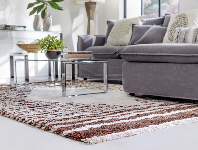 Inspírate con estas alfombras decorativas para el cambio de estación