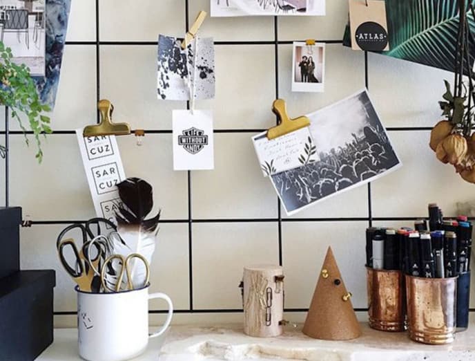 Rejillas metálicas… o cómo organizarse en espacios pequeños