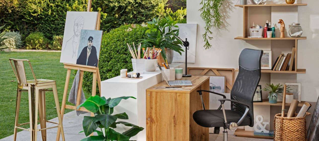 Pasos para crear un home office al aire libre