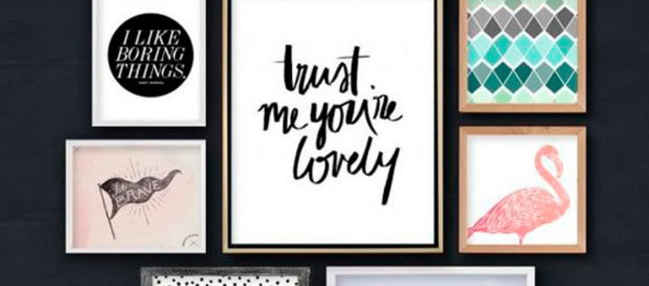 Claves para colgar bien tus cuadros