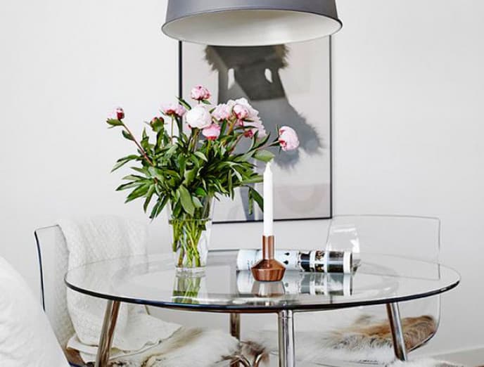 ¿Tienes pocos metros? ¡Decora con vidrio!