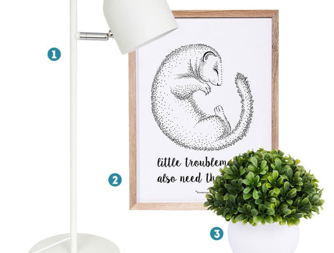 Mix and match: la regla de 3 para tu velador