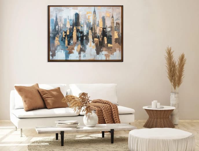 Guía de medidas: aprende a qué altura colgar tus cuadros, lámparas y cortinas