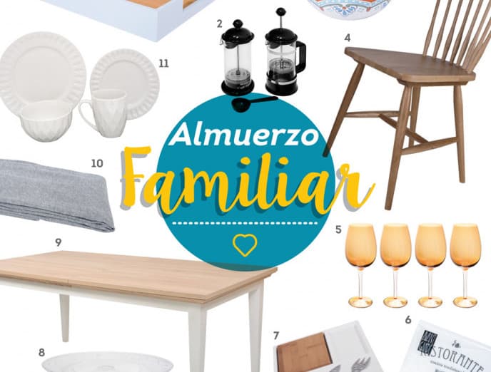 Moodboard: almuerzo familiar