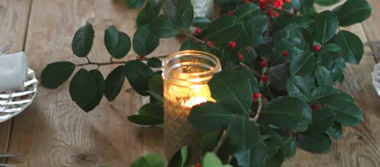 10 creativas y económicas decoraciones para tu mesa de Navidad