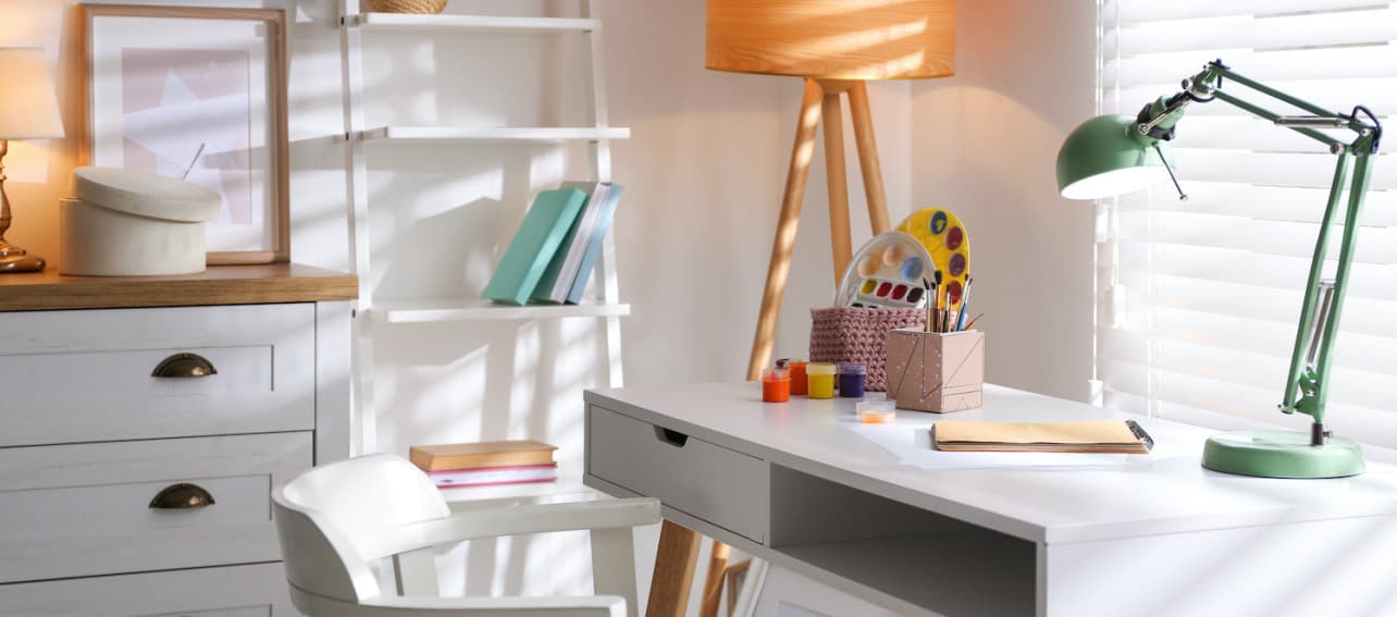 Get the Look: Renueva tu home office con la decoración dopamina