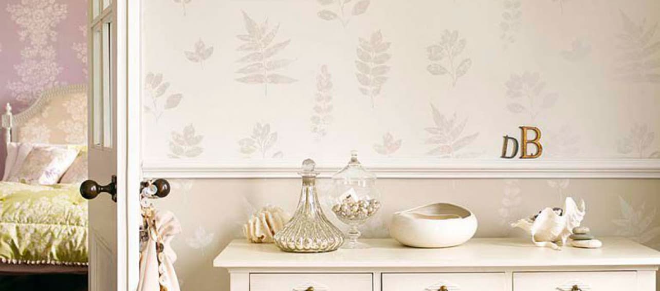 Papeles murales: formas infalibles de combinar estampados