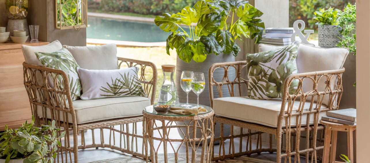 ¿Balcón, jardín o patio? Muebles para terraza de lo mini a lo maxi