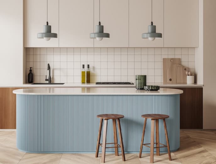 9 colores y revestimientos para cocinas pequeñas, modernas y full tendencia