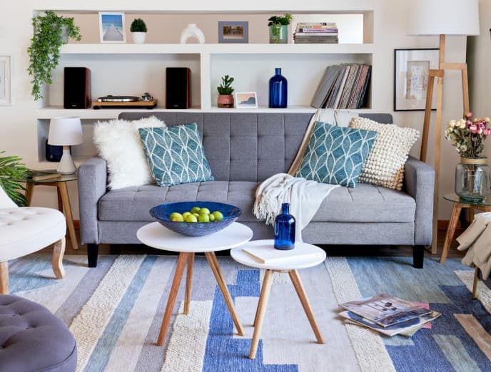 Guia para elegir, limpiar y mantener la alfombra de tu living