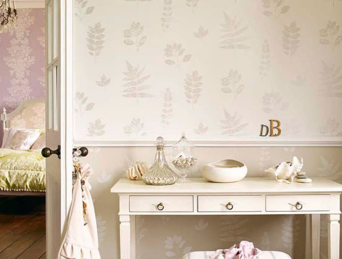 Papeles murales: formas infalibles de combinar estampados