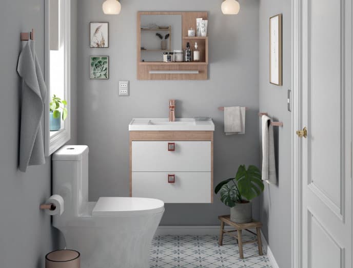 4 claves para decorar un baño de visitas