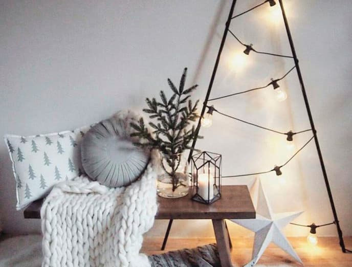 Ideas no tradicionales para tu árbol navideño