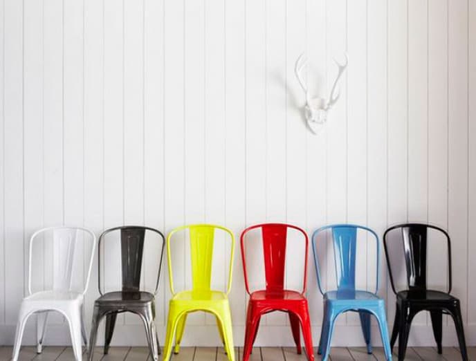 La silla Tolix, referente del estilo industrial