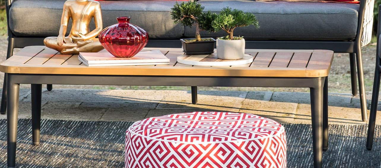 Tendencias en poufs de terraza para este verano