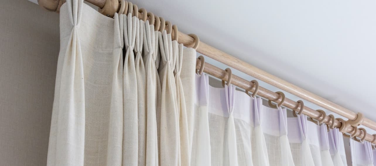 5 tipos de cortinas de tela y cómo colgarlas 