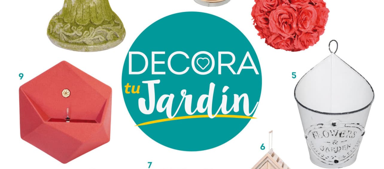 Decora tu jardín