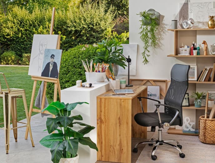 Pasos para crear un home office al aire libre