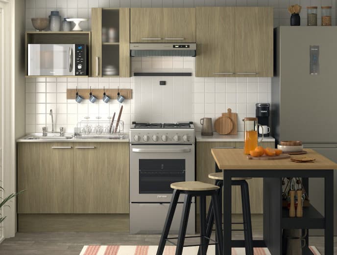 Entre estos muebles altos de cocina… ¿cuál va más con tu estilo?