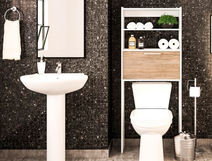 10 productos para organizar y decorar tu baño por menos de $100  Decoracion  de baños sencillos, Decorar baños pequeños, Muebles para baños pequeños