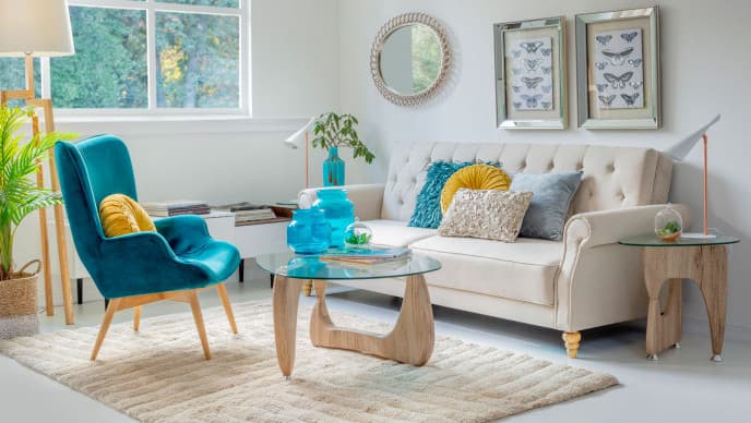 10 trucos para que tu mini living parezca maxi