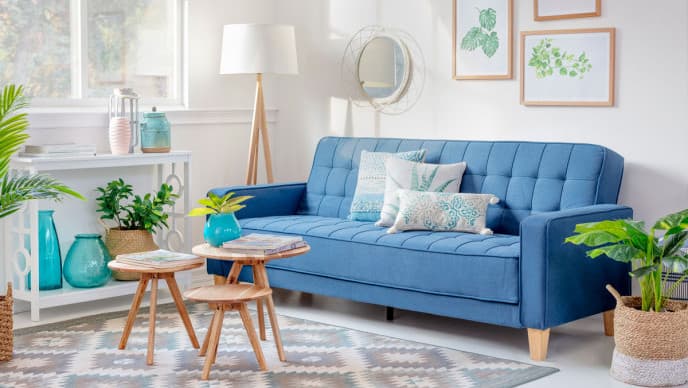 Decoración para un living fresco en verano