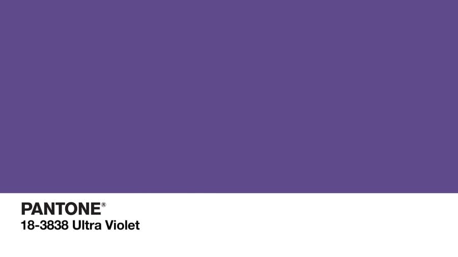 Ultra violeta: el color de 2018