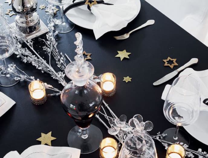 5 ideas para hacer brillar tu mesa de Año Nuevo