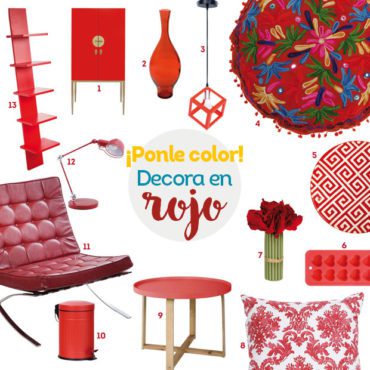¡Ponle color! Decora en rojo - Blog Decolovers