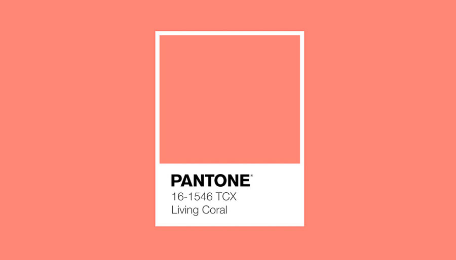 Color coral vivo Pantone, color del año 2019