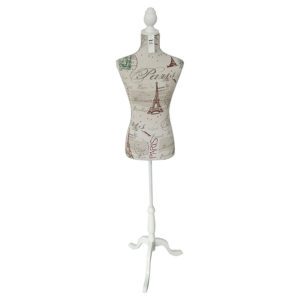 Maniquí decorativo con motivos de Paris