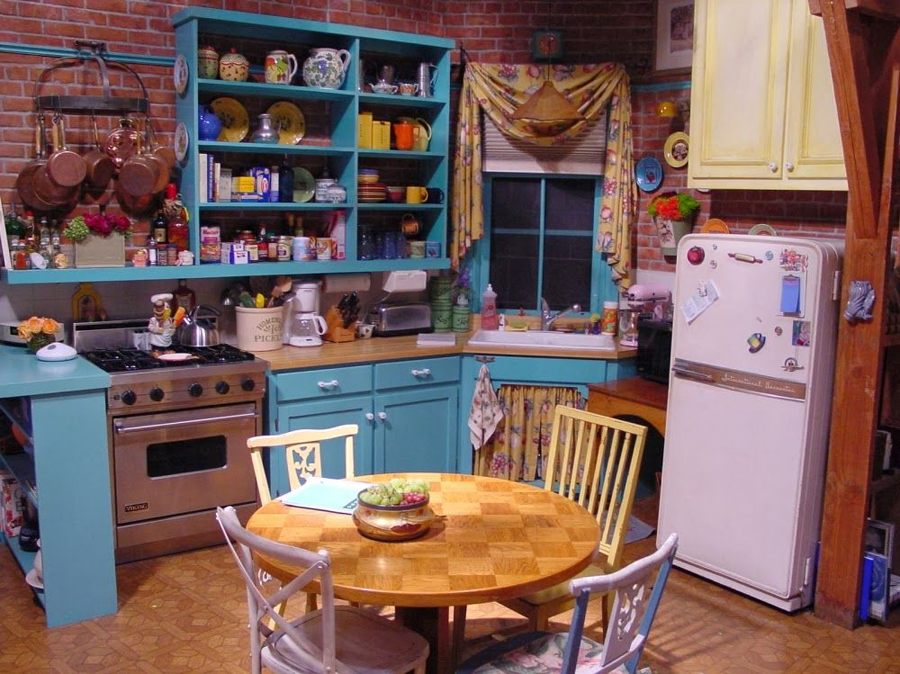 Set cocina y comedor de diario de serie Friends