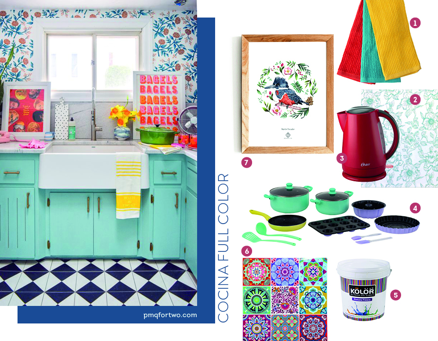 Cómo combinar colores para lograr una cocina con estilo: 5 ejemplos - Blog Decolovers