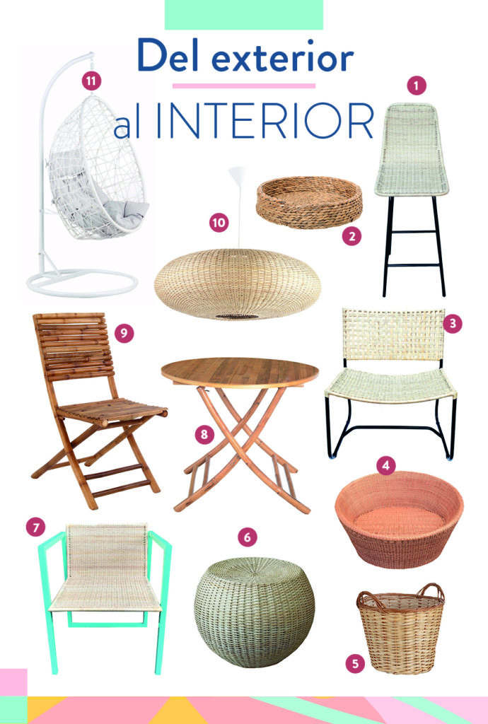 Del exterior al interior: cómo sumar frescura con los muebles - Blog