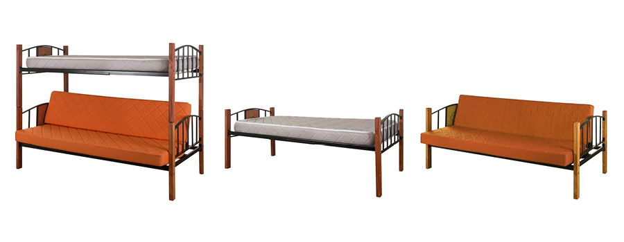 Selección de camarotes infantiles y futón para dormitorio infantil