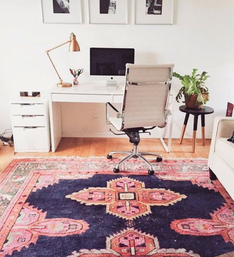 alfombras orientales escritorio