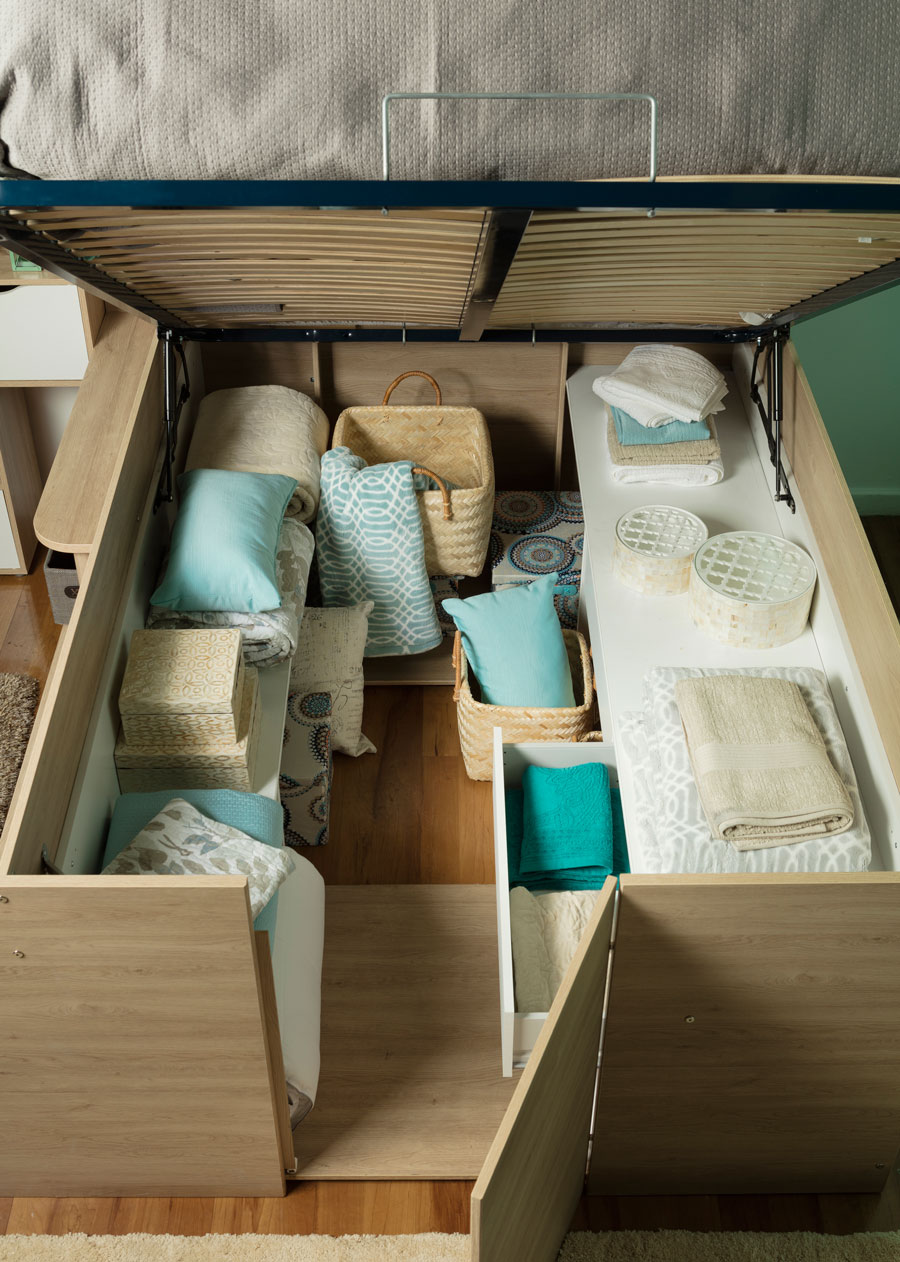 8 muebles imprescindibles para tu studio cama