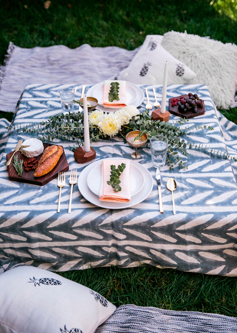celebracion dos picnic elegante