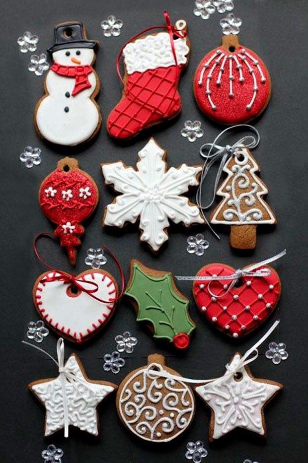 7 adornos originales para arbol navidad galletas