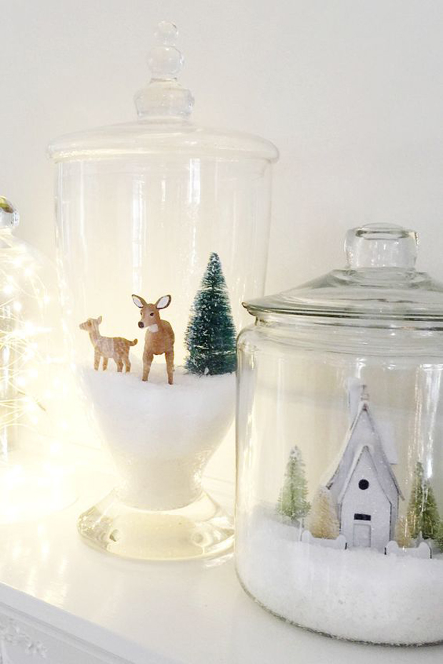 7 ideas para decorar navidad con lo que tienes en casa frascos